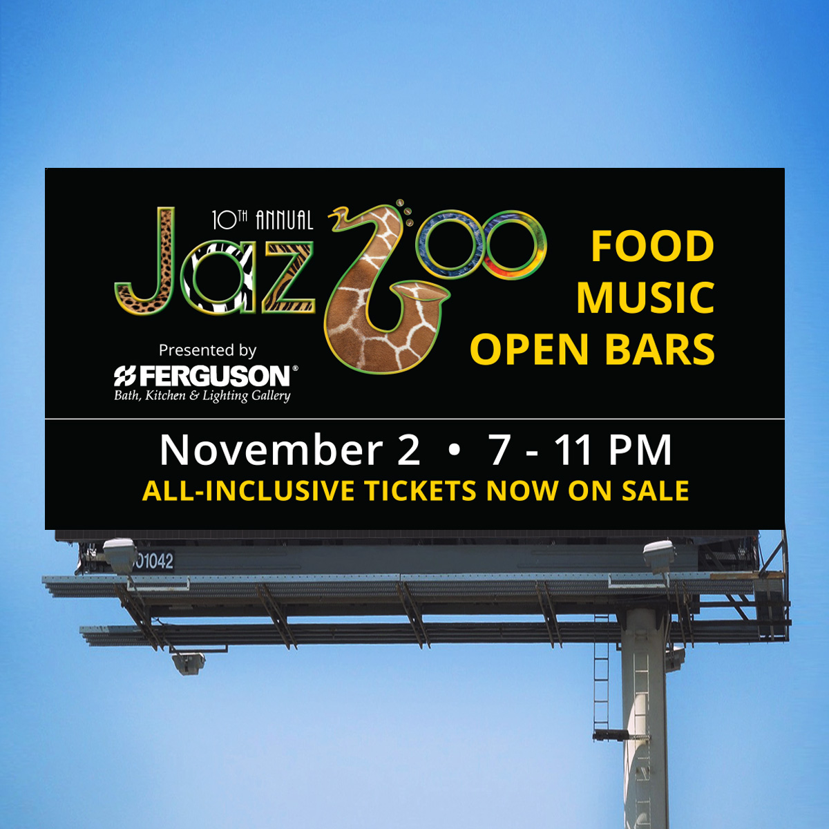 Jazzoo billboard