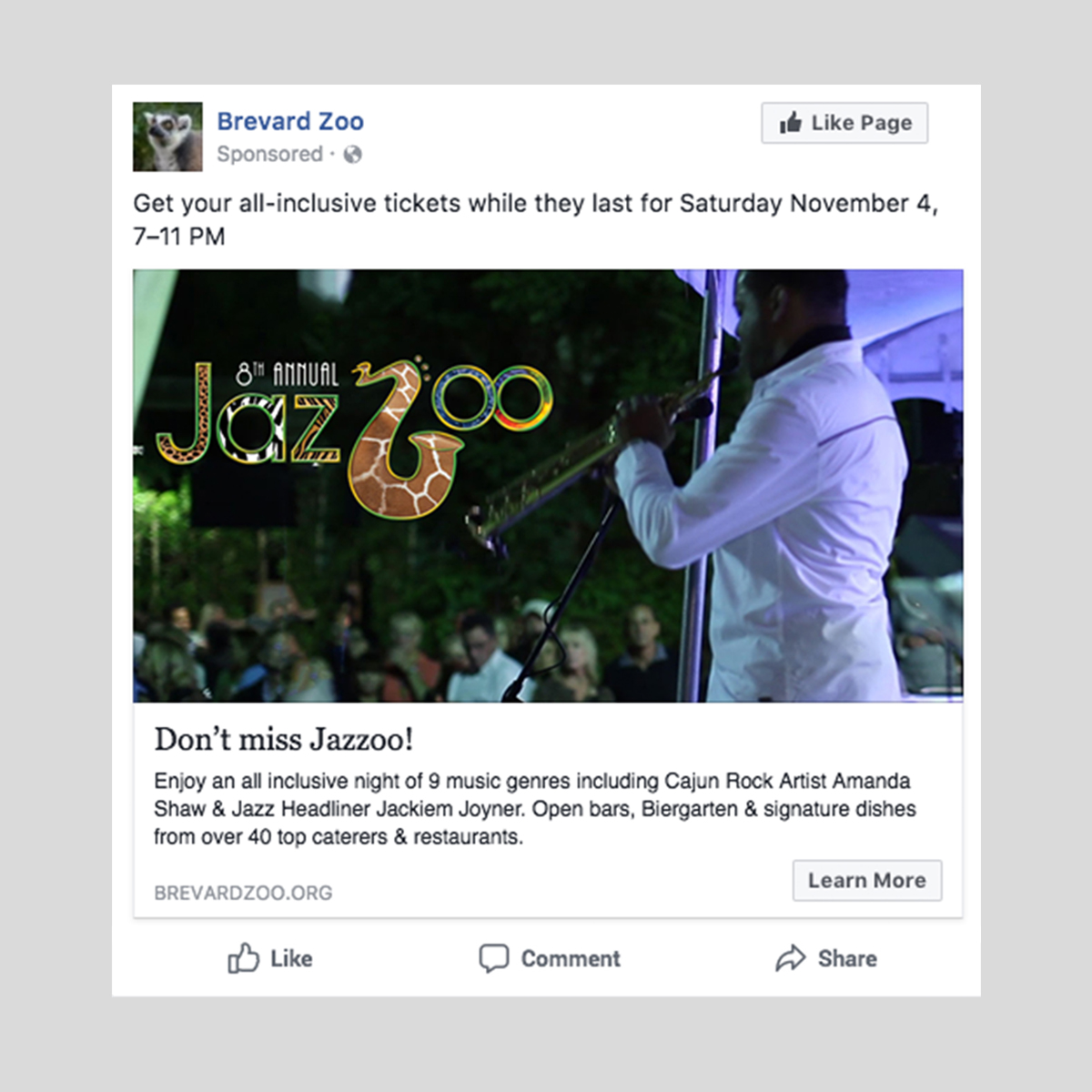 Jazzoo digital ad
