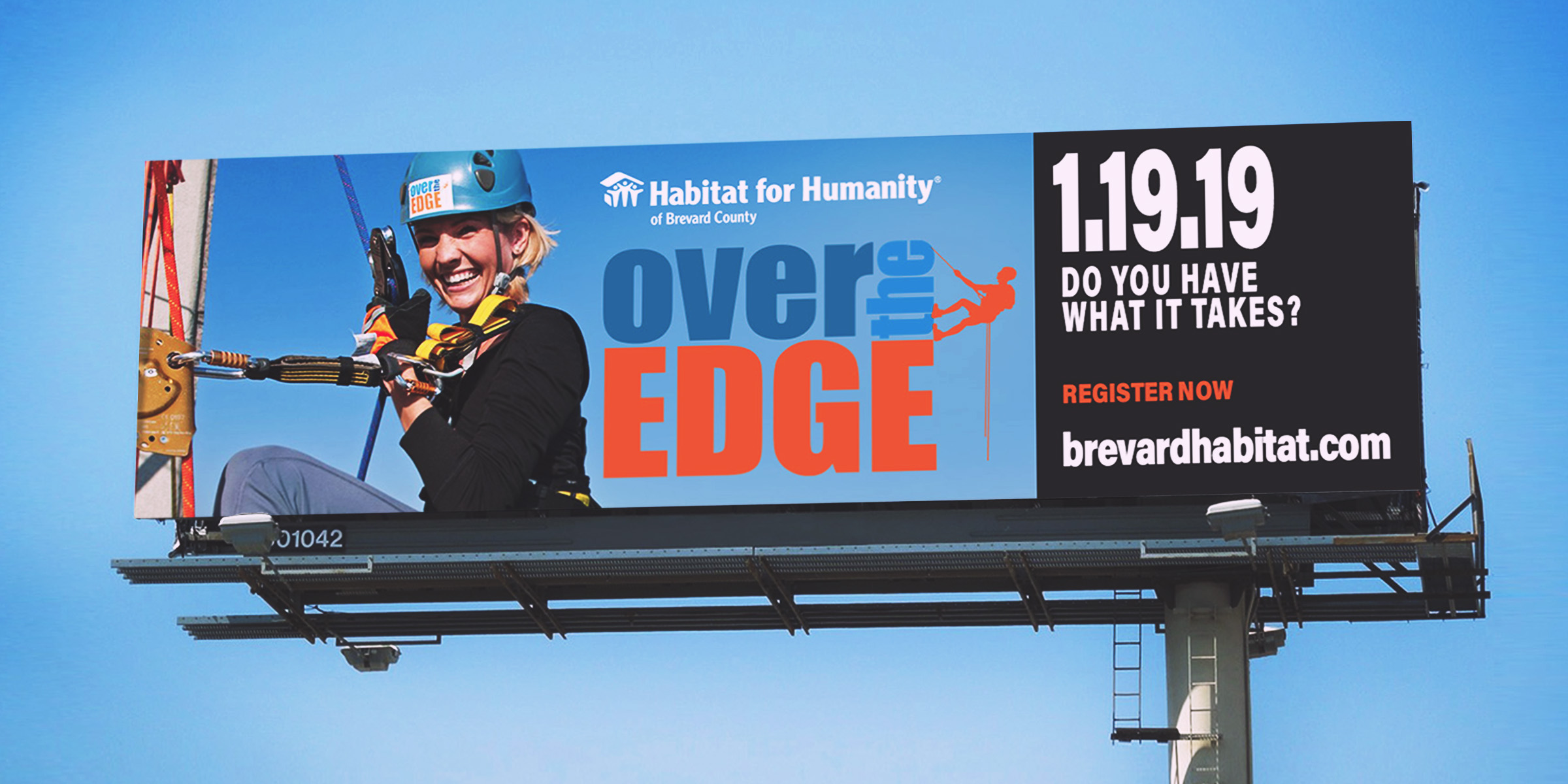habitat over the edge billboard